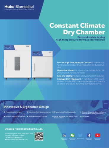 Constant Climate Dry Chamber