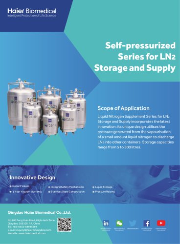 Self-pressurized Series for LN2 Storage and Supply-YDZ series