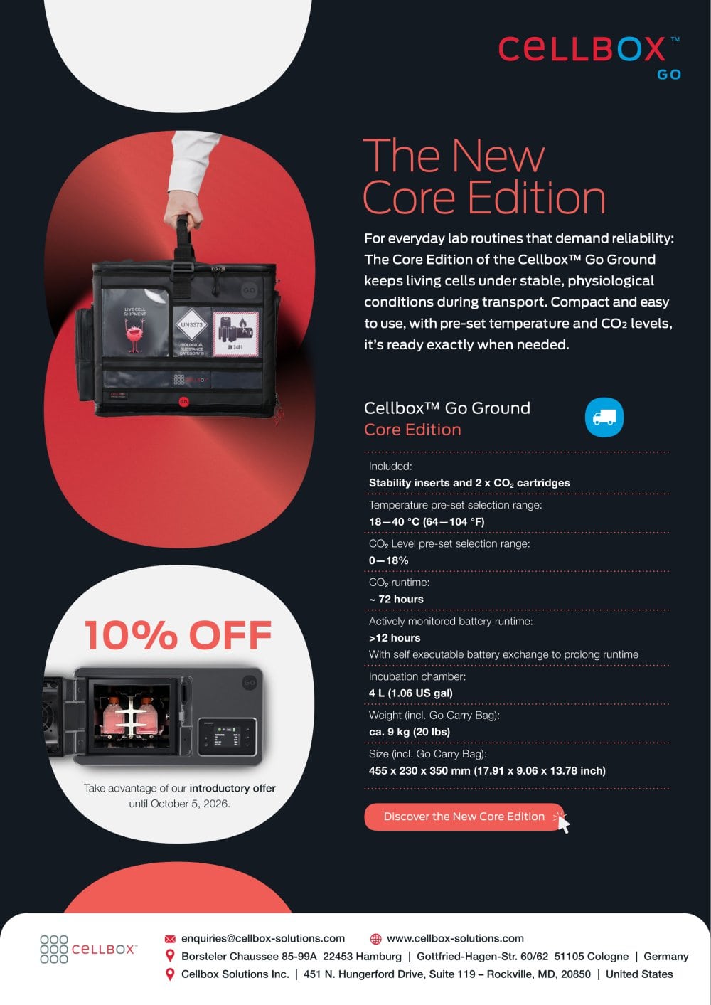Cellbox&trade; Go Ground Core Edition - Cellbox Solutions GmbH