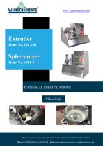 Extruder and Spheronizer