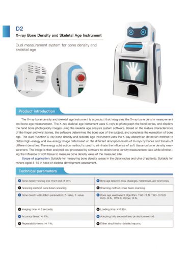 X-ray Bone Density and Skeletal Age Instrument