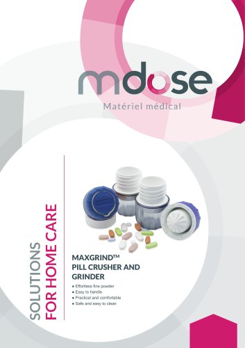 MAXGRINDTM PILL CRUSHER AND GRINDER