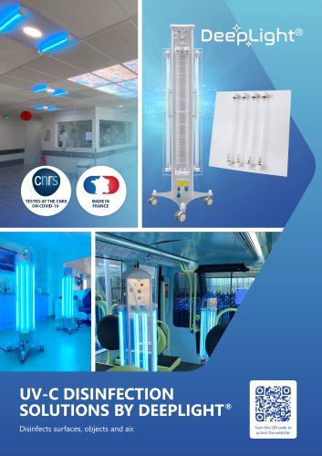 UV-C disinfection solutions by DEEPLIGHT®