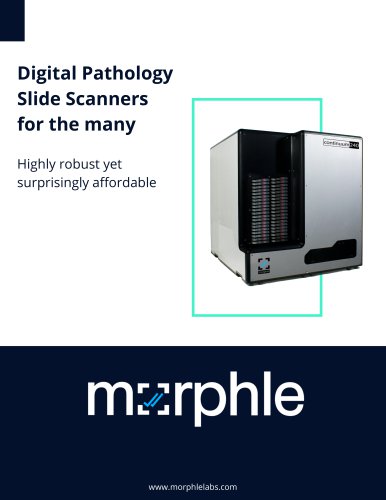 Morphle Digital Pathology Scanners Brochure