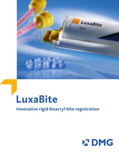 LuxaBite innovative rigid bisacryl