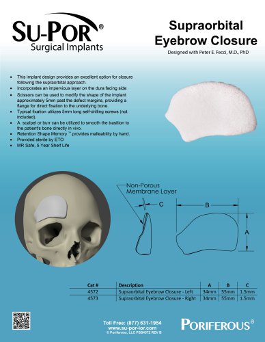 Supraorbital Eyebrow Closure