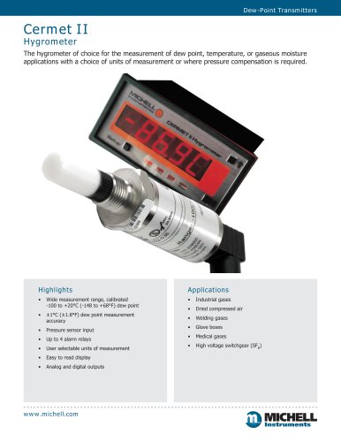 Cermet II Hygrometer