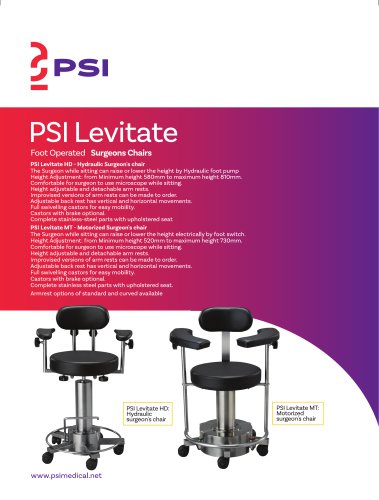 PSI Levitate Surgeons chairs