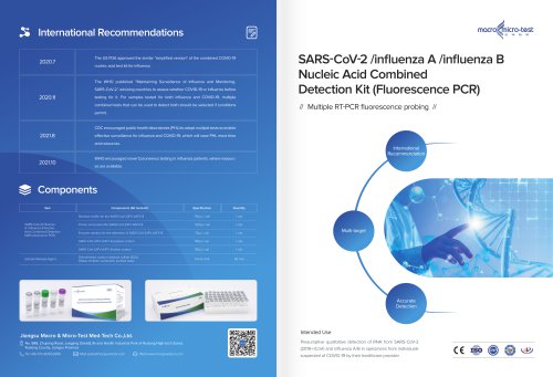 SARS-CoV-2,Flu AB RT-qPCR test Kit（liquid)