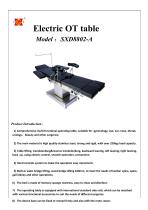 Suxin SXD8802-A operating table
