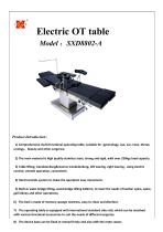 Suxin SXD8802-A operating table three