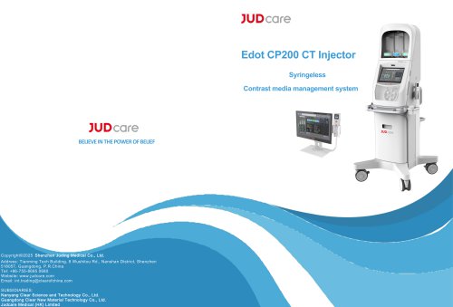 CT scan contrast media injector Edot CP100