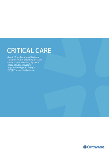 Critical Care/CPAP Therapy/HFNC