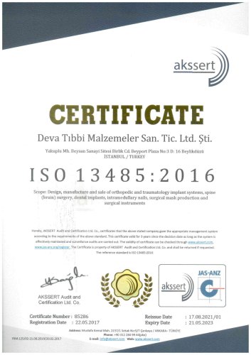 Certificate CE