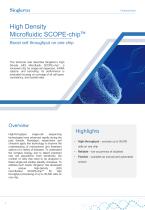 High Density Microfluidic SCOPE-chip™