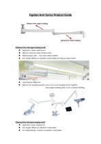 Medical Arm Series Product Guides: accessories for ot lights/cameras/monitors