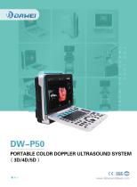 OB&GYN portable color doppler ultrasound machine DW-P50