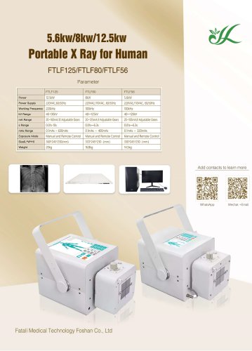 Fatali Medical Portable X ray Machine FTLF125