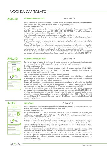 VOCI DA CAPITOLATO