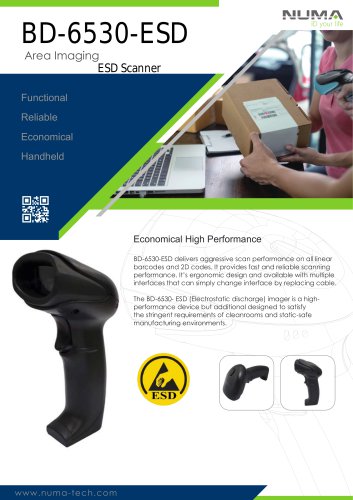 2D ESD Barcode Scanner BD-6530 ESD