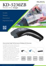 Wireless 2D Barcode Scanner KD-5230ZB