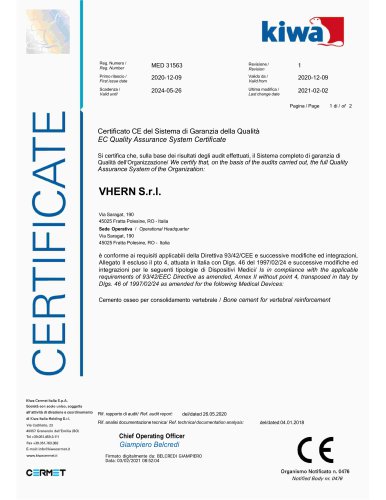 CERTIFICATION CE MED31563