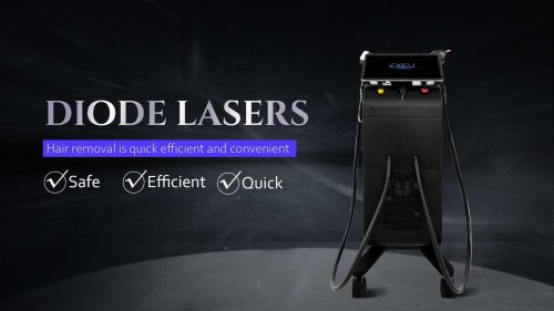 EXFU Diode Laser Hair Removal double handles V19