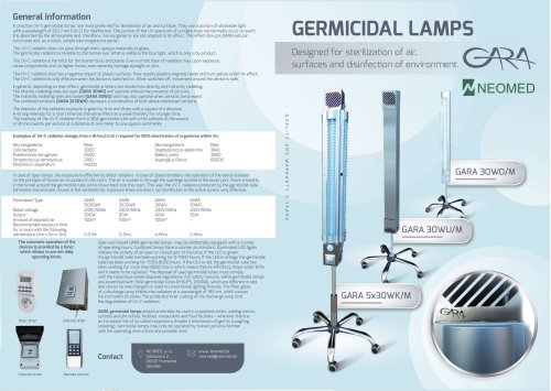 GERMICIDAL LAMPS