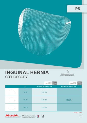 INGUINALHERNIA  C&OElig;LIOSCOPY PS