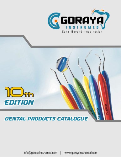 DENTAL PRODUCTS CATALOGUE