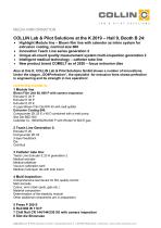 COLLIN Lab & Pilot Solutions at the K 2019