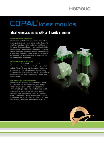 COPAL® knee moulds