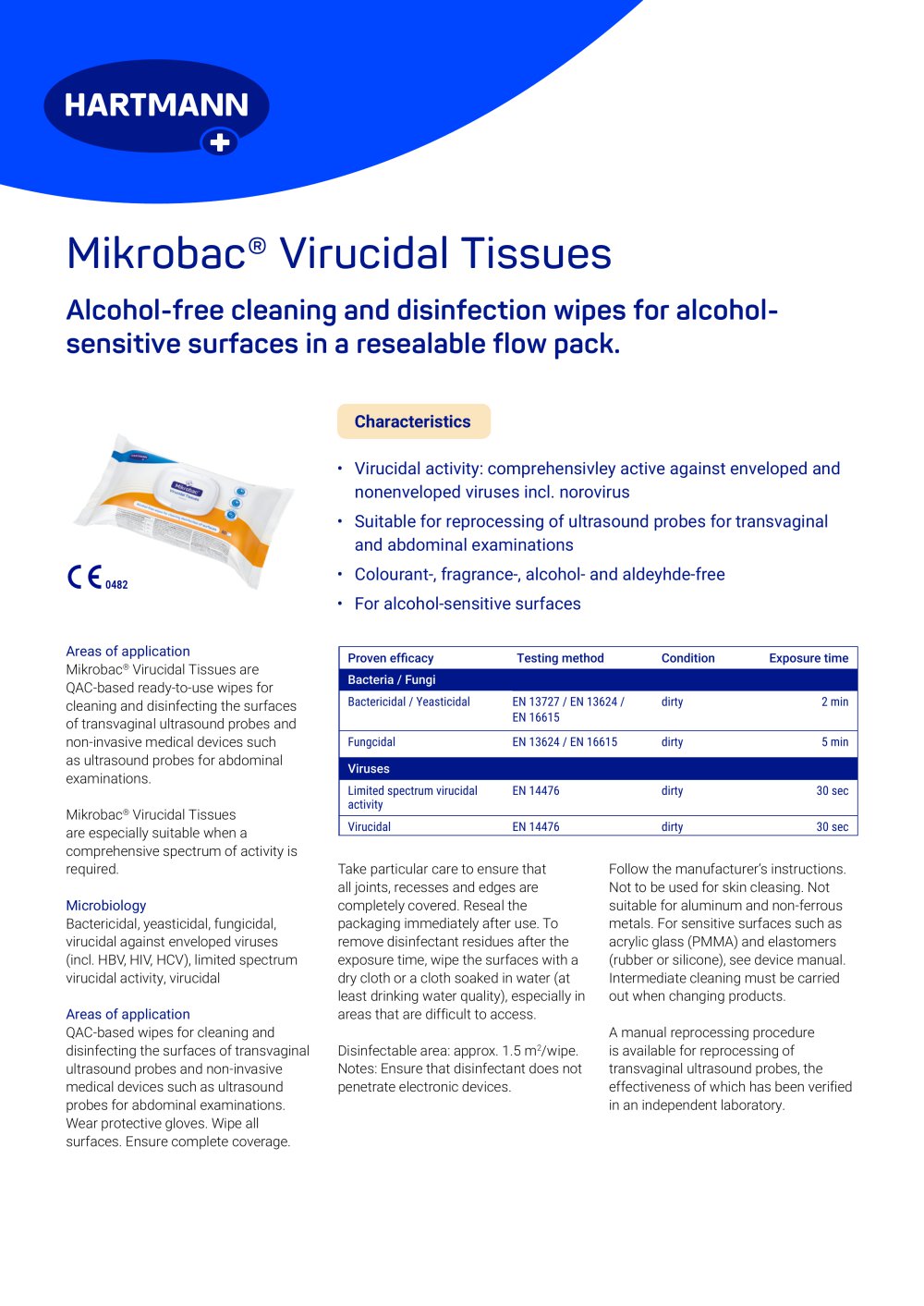 Mikrobac&reg; Virucidal Tissues - BODE Chemie