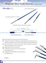 Disposable Micro Needle Electrode