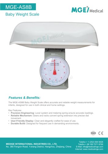 Baby Weight Scale MGE-AS8B