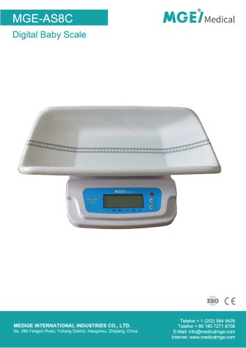 Digital Baby Scale MGE-AS8C