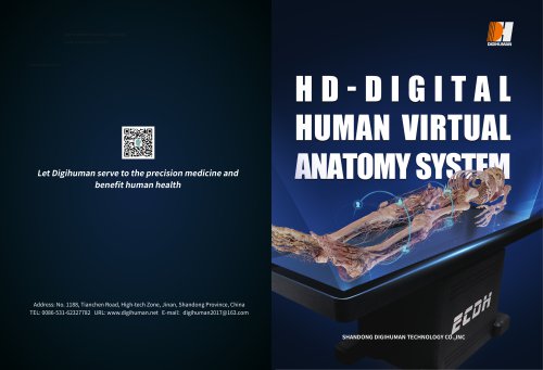 ECDH-INT II 88 HD HUMAN VIRTUAL ANATOMY TABLE