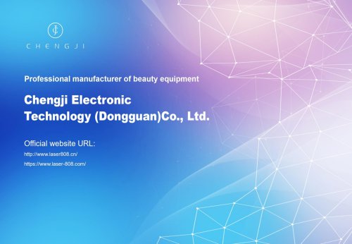 CJ BEAUTY MACHINE CATALOG