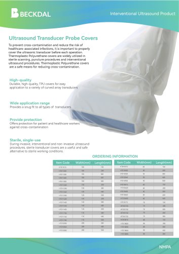 Beckdal_Ultrasound Probe Covers flyer