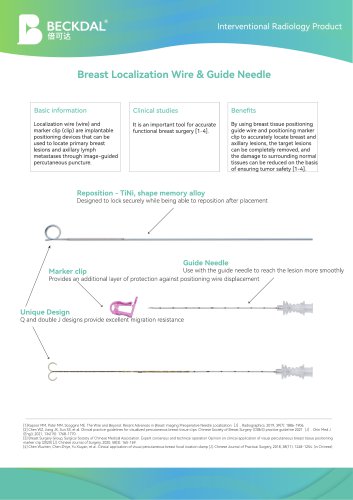 Breast localization needle BL series