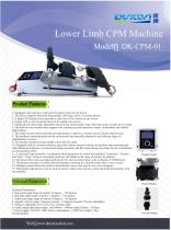 Knee continuous passive motion device DK-CPM-01