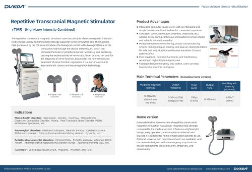 TMS + rTMS transcranial magnetic stimulator DK-TMS-30 DK-TMS-30B