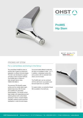 ProMIS Hip Stem