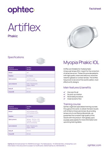 Artiflex Phakic