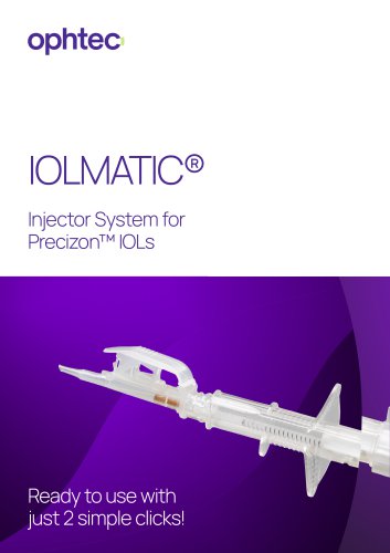 Injector System for Precizon™ IOLs