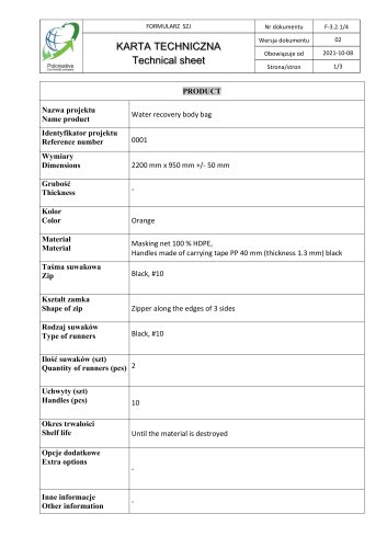 Technical Sheet 0001