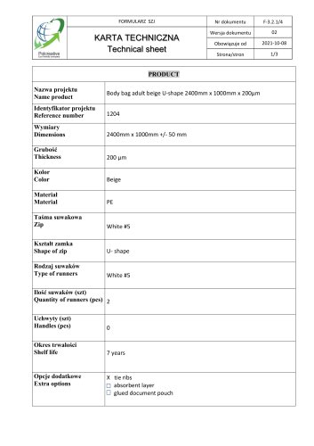 Technical Sheet 1204