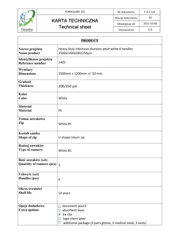 Technical Sheet 1405