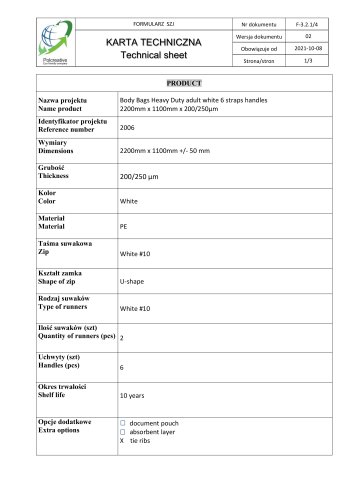 Technical Sheet 2006