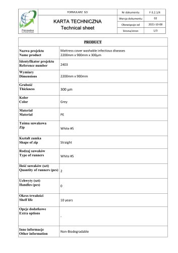 Technical Sheet 2403